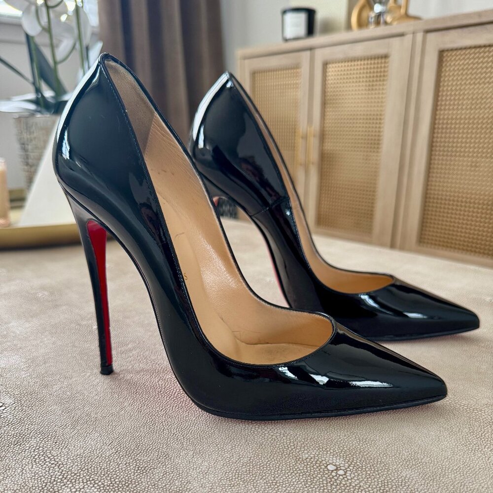 Christian Louboutin So Kate Patent Pointed Toe 120 mm Pumps